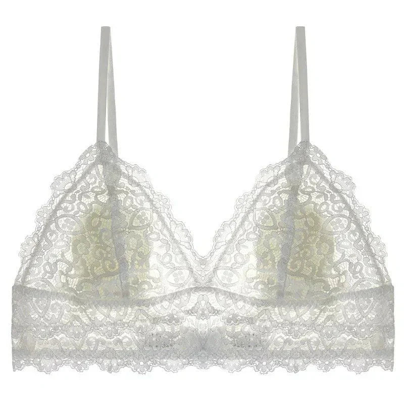 Avelia – Koronkowe ramiączka – Bralette-15216277684549-Róża Kwiatowa