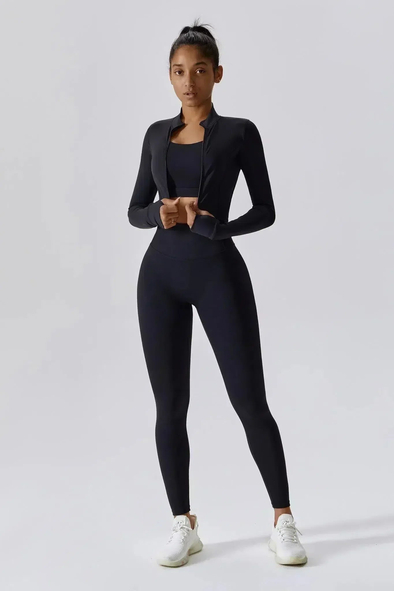 Galilea – Wysoki stan – Legginsy treningowe-15216377626949-Róża Kwiatowa