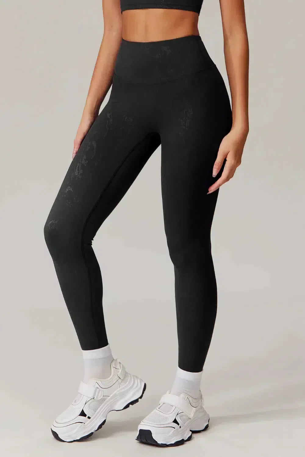 Manuela – Rzeźbiony design – Legginsy bezszwowe-15216377069893-Róża Kwiatowa