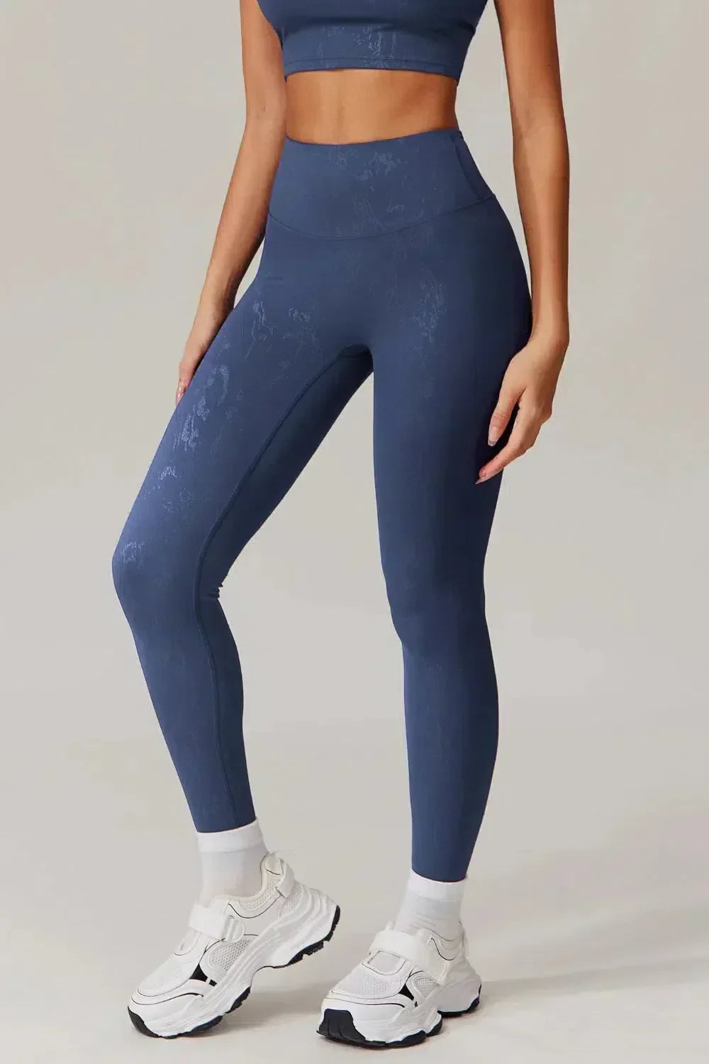 Manuela – Rzeźbiony design – Legginsy bezszwowe-15216377069893-Róża Kwiatowa
